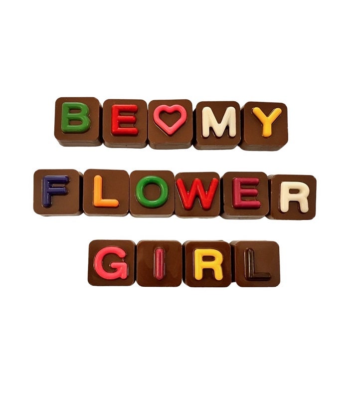 Chocolate Says Will You Be My Flower Girl Gift Box