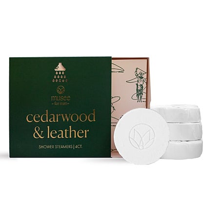 Cedarwood And Leather Shower Steamers