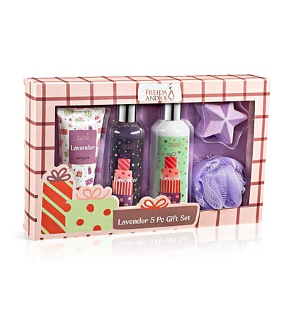 Lavender Fragrance 5-Piece Bath and Body Collection Gift Box Set