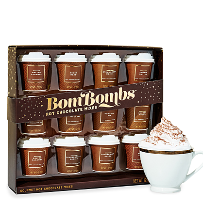 Bombombs Mini Hot Chocolate Gift Set In Signature Brown Packaging Set Of 12