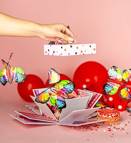 Valentine's Day Confetti Hearts Explosion Bundle