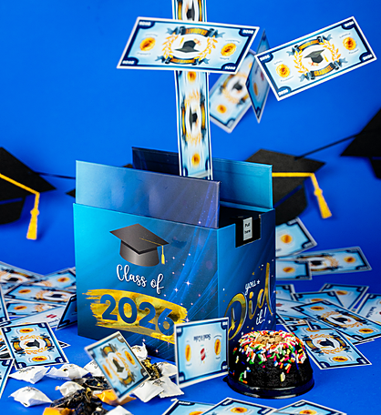 2026 Graduation Billionaire Box W/ Cake