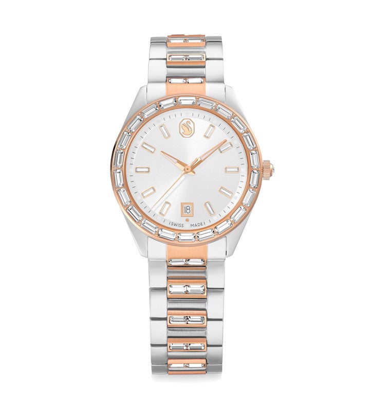 Matrix Date Watch Swiss Made Silver Tone Stainless Steel