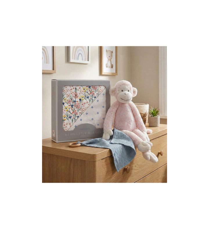 Gift Set Wildflower Blanket, Teether And Plush Toy