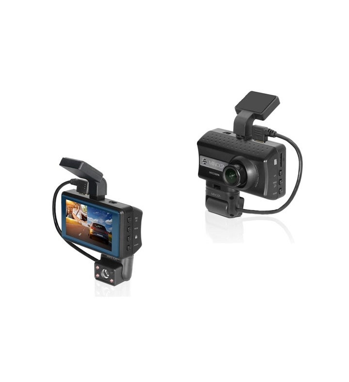 Minolta Fhd 2 channel Dash Cam W/3 Inch Lcd