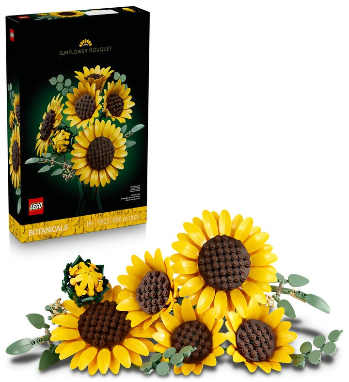 Lego® Botanicals Sunflower Bouquet Flower Decor 11502