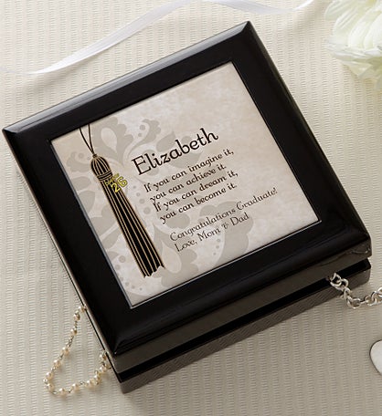 Graduation Memories Personalized Jewelry Box