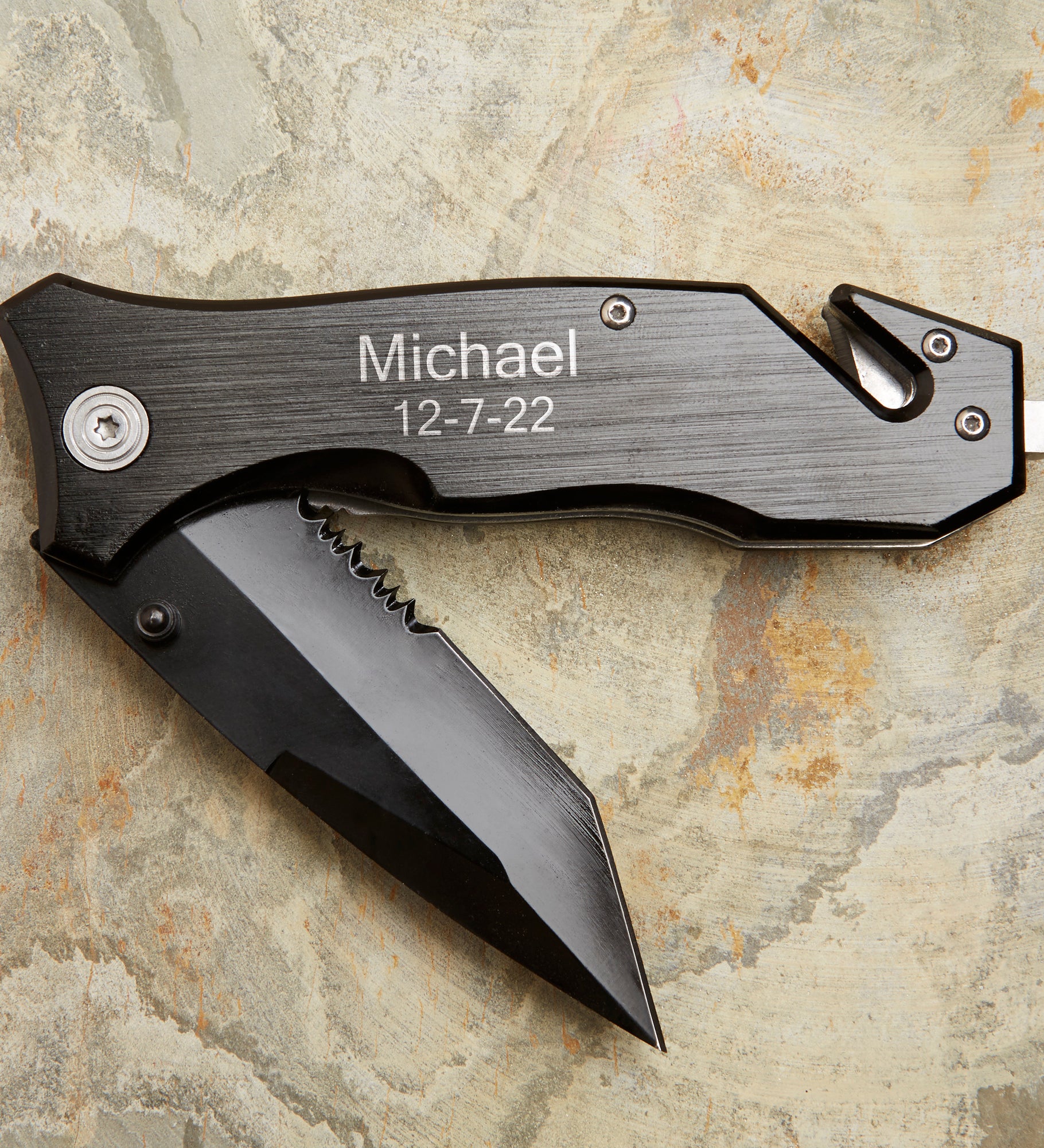 Survivor Personalized Lock-back Knife