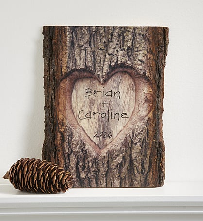 "So In Love" Personalized Basswood Plank