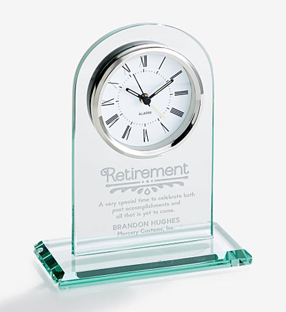 Timeless Recognition Personalized Retirement Clock