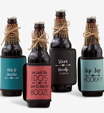 Wedding Day Personalized Can & Bottle Wrap