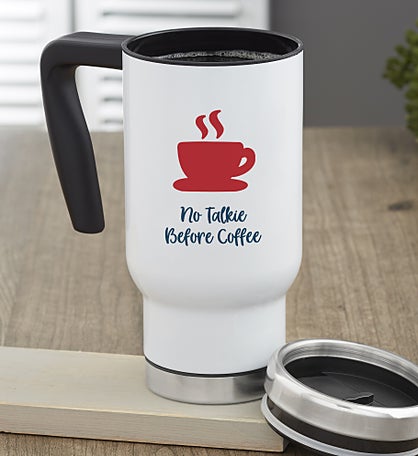 Choose Your Icon Personalized 14 oz. Commuter Travel Mug