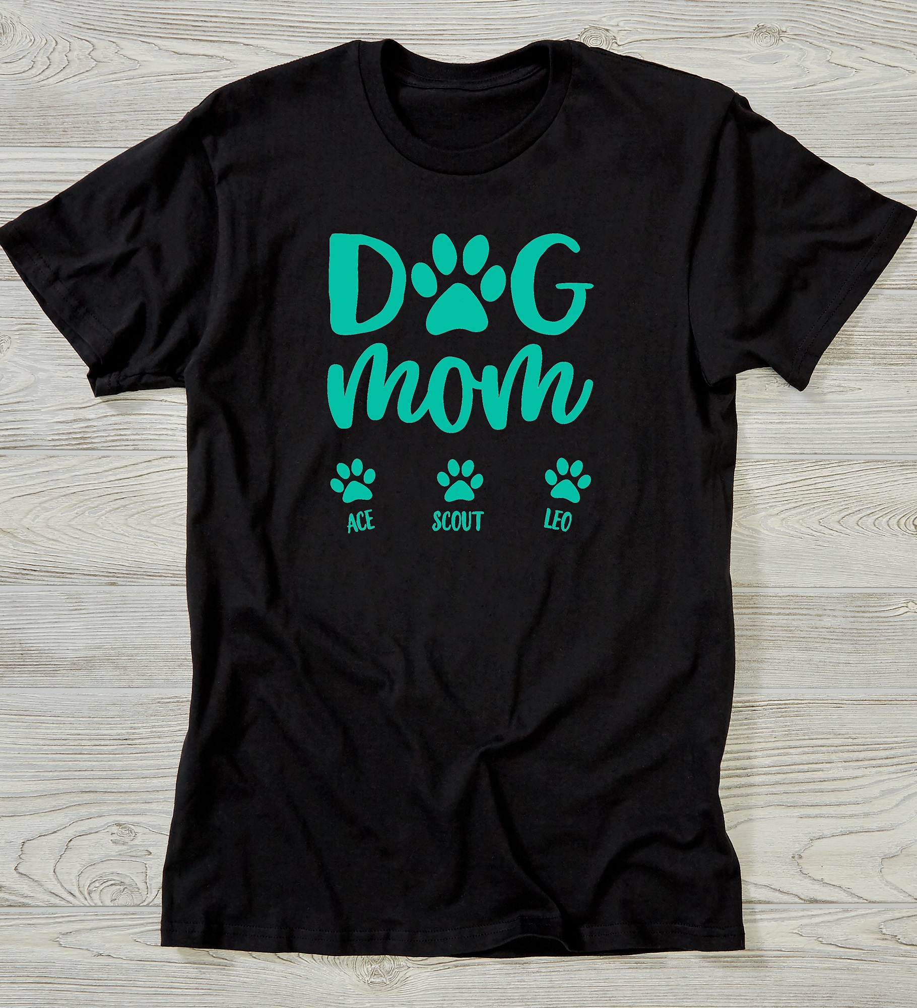 Dog Mom Personalized Ladies Shirts