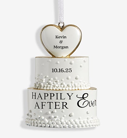Wedding Cake Personalized Ornament