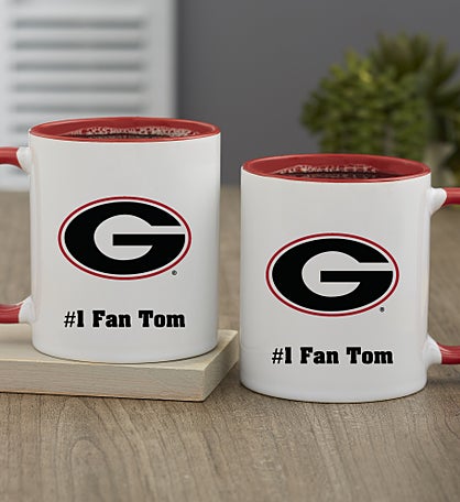 NCAA Georgia Bulldogs Personalized Coffee Mug