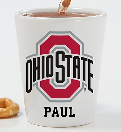 NCAA Ohio State Buckeyes Personalized Shot Glass