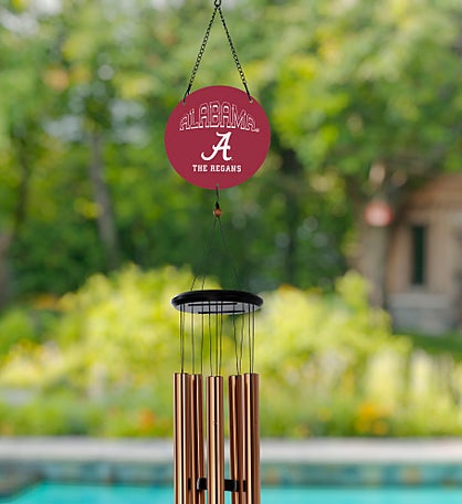 NCAA Alabama Crimson Tide Personalized Wind Chimes