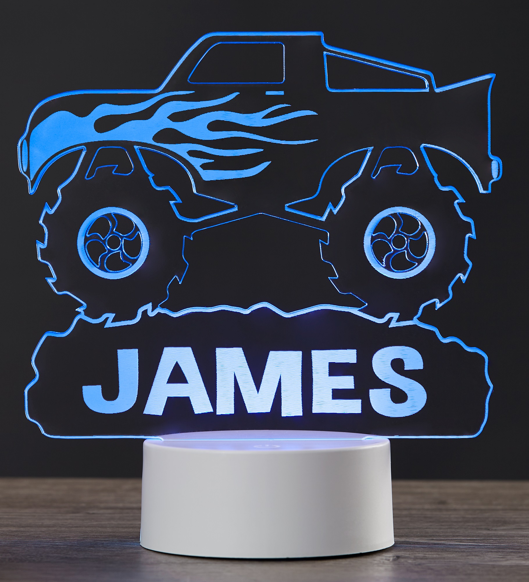 Monster Truck Personalized LED Sign