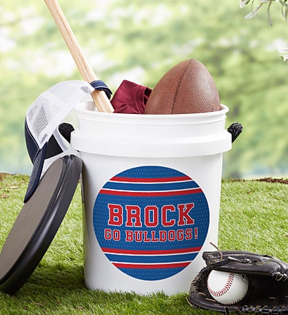 Personalized Sports Bucket Seat