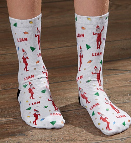 The Elf on the Shelf® Personalized Kids Christmas Socks