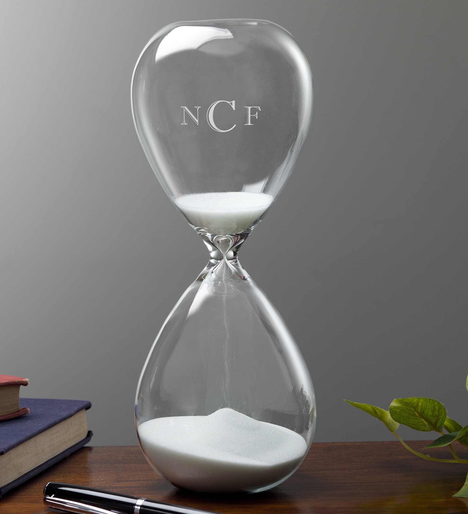 Classic Engraved Sand-Filled Hourglass