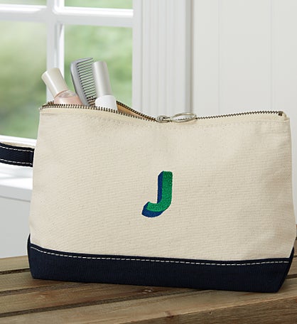 Shadow Name Canvas Makeup Bag