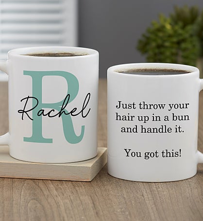 Simple Signature Personalized Coffee Mug
