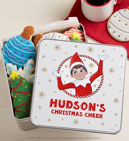 The Elf on the Shelf® Personalized Christmas Metal Tin