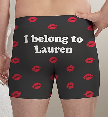 Write Your Own Personalized Romantic Boxers