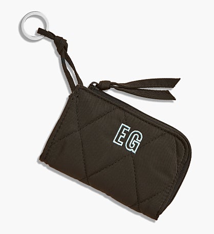 Vera Bradley Embroidered Zip Card Pouch-Moonless Night