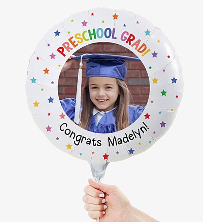 Kindergarten Graduation Personalized 18" Foil Photo Balloon