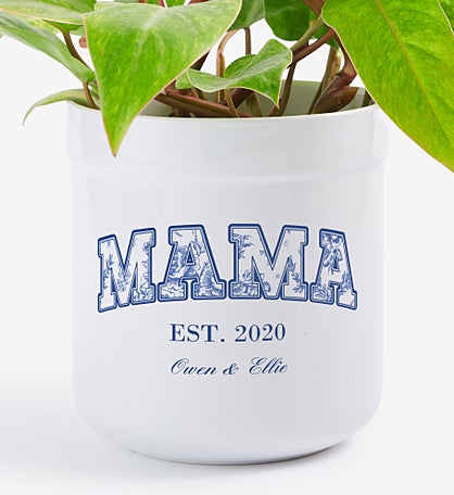Toile Edit Personalized Outdoor Flower Pot