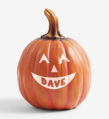 Personalized Jack-o'-Lantern Pumpkins