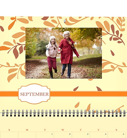 Through The Year Personalized Photo Wall Calendar