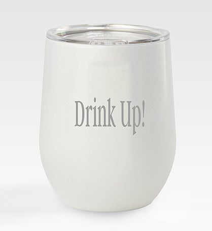 Engraved Corkcicle 12oz Stemless Wine Tumbler