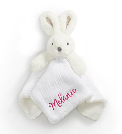 Embroidered Bunnie Plush Cuddle Bud