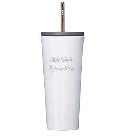 Engraved Corkcicle 24oz Cold Cup with Straw in Unicorn Magic
