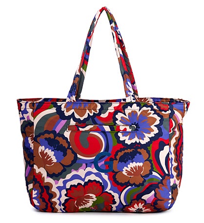 Embroidered Vera Bradley Hathaway Tote in Bossanova Bold