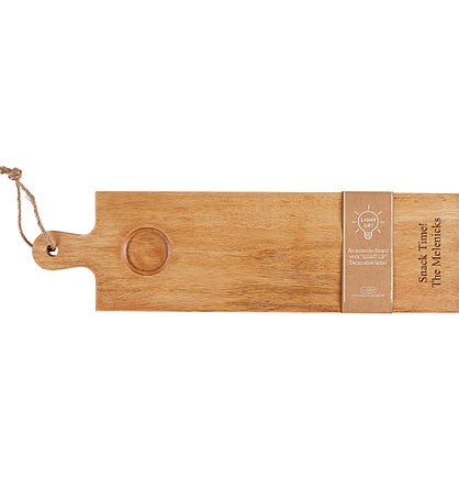 Engraved Wood Serving Board for Light Up Sitters