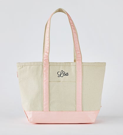 Center Embroidered Metallic Pink Tote by Jessie James Decker