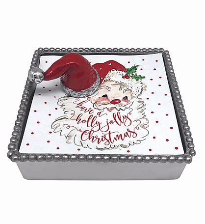 Mariposa Red Santa Hat Napkin Weight