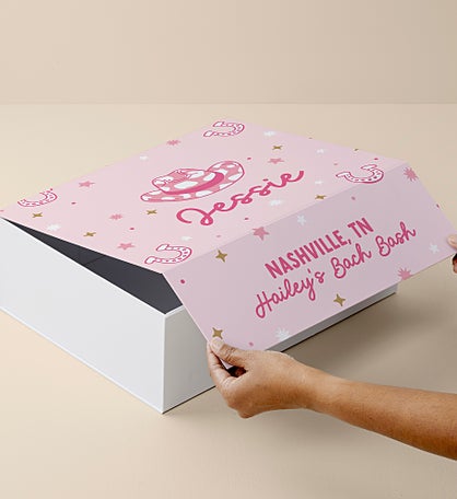 Kittenish Western Glam Personalized Keepsake Box
