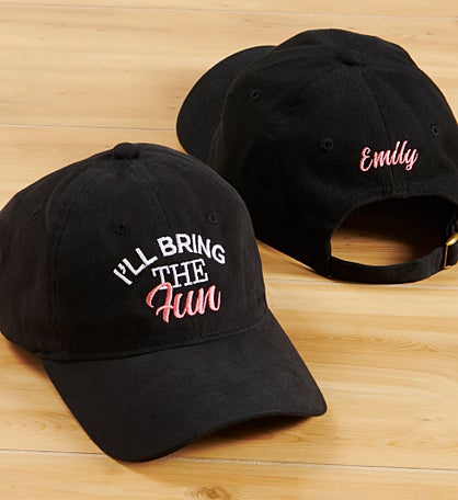 Embroidered "I'll Bring The" Baseball Cap by Jessie James Decker