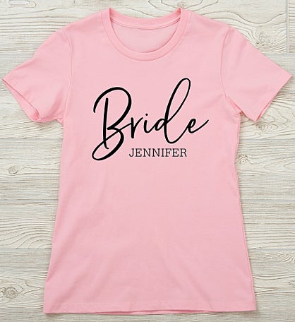 Kittenish Bridal Party Personalized Fitted Tee