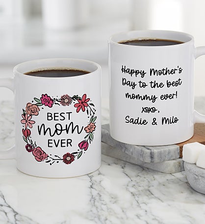 Kittenish Personalized Mother's Day Mugs