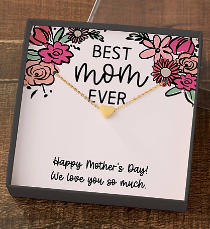 Necklace in Printed Floral Card Box for Mom by Jessie James Decker