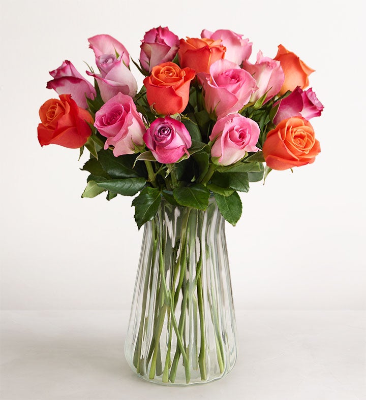 Stems with Clear Vase