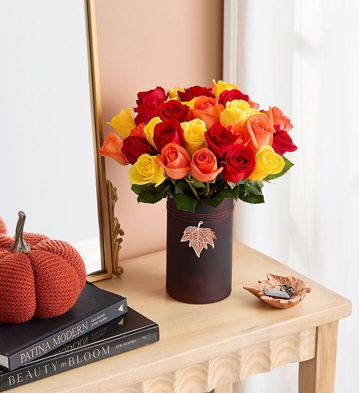 18 Stems Autumn Roses