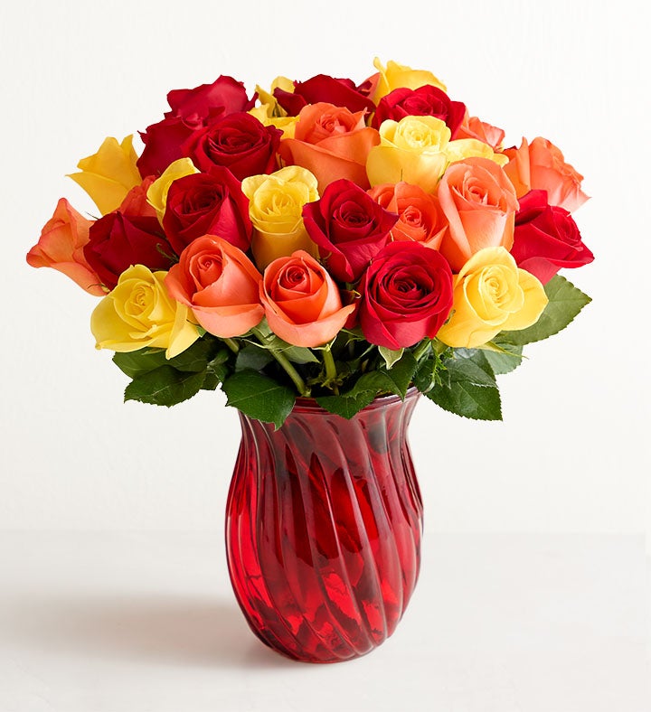 フラワー・リース colorful rainbow Garden Bouquet Colors Of The