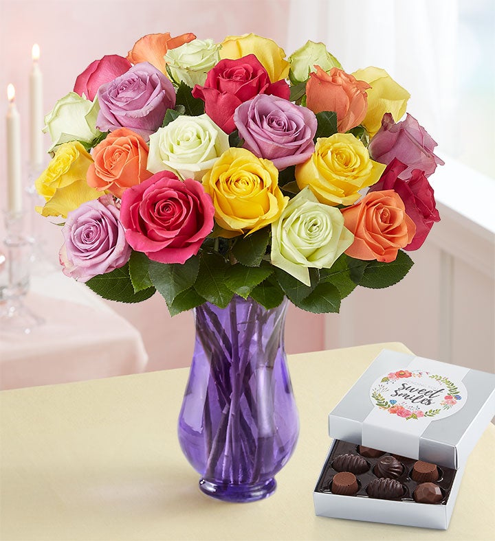 Two Dozen Assorted Roses: Save 40%